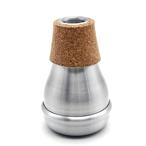 Nawwgy Practice Mute Trumpet Size Aluminum Mute for Silencer-Indoor Practice Beginners Experienced Player