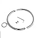 ZWBHSH Metall Halsband Bondage Choker ​Halsband Abnehmbaren O-Ring Fetisch Folter Sklave Sexspielzuege Mit Traktionsring Sm Extrem Fesseln Sex Set Für Paare Frauen Männer,Women12mm Silver