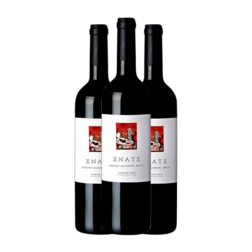 Enate Cabernet Sauvignon-Merlot Somontano Botella Magnum 1,5 L Vino tinto (Caja de 3 Botella Magnum de 1,5 L)