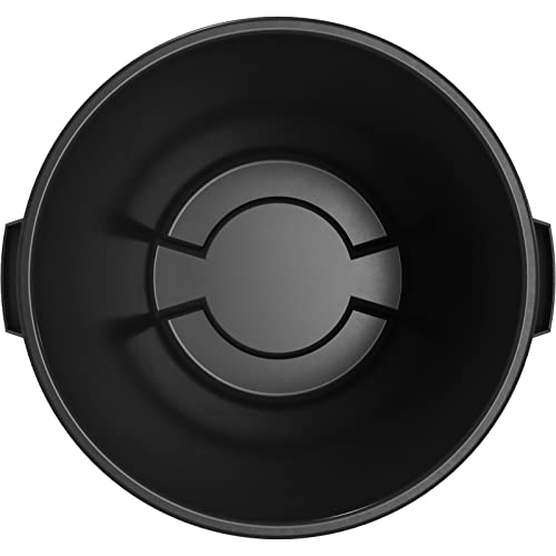 Image of SPARTA Bronco Waste Container Trash Container, Round Trash Bin for Disposal, 20 Gallons, Black (Pack of 5)