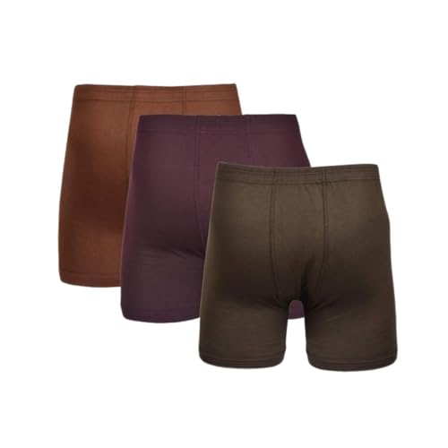 Image of LILSLIM Trend Men's Trunks with Pocket | Pack of 2 | 100% Super Combed Cotton Underwear | Mid Waist Innerwear with Inner Elastic Waistband (Multicolor)