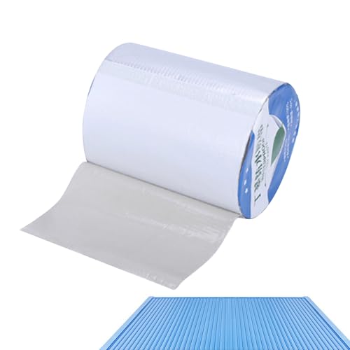 Cinta de butilo – Junta de techo de 32 pies | Junta de goma – Cinta adhesiva impermeable de alto rendimiento | Material de aislamiento fuerte para canalón RV -RV – Protección de reparación de techo de
