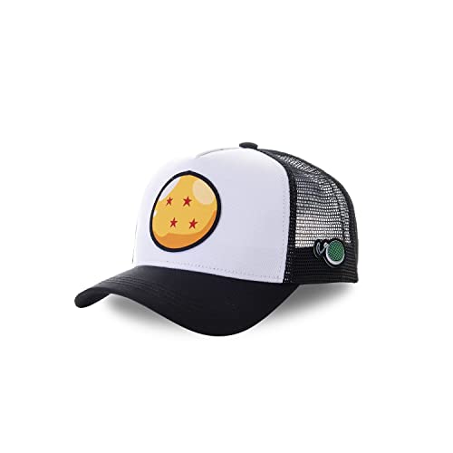 Capslab Gorra Dragon Ball 4 Estrellas CRI2 Blanco/Negro Talla Unica