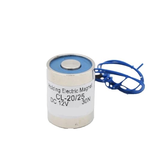 Électroaimant à ventouse DC 24V cylindrique avec force d'attraction de 30 N
