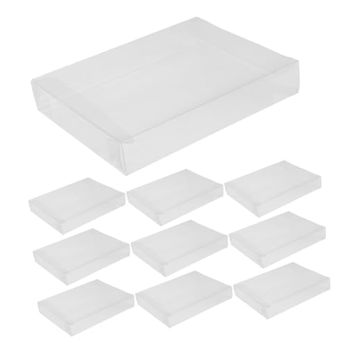 Beatifufu 40個透明収納ボックス 小物収納兼用折りたたみ式製 耐久性あり やチョコレート展示可能 小型クリアケース 整理整頓に