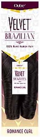 Outre Velvet Brazilian Weave Romance Curl #1 - 18"