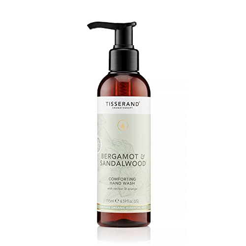 Tisserand Aromatherapy - Nature's Spa Comforting Hand Wash - 100% Natural Pure Essential Oils - Bergamot and Sandalwood - 195ml