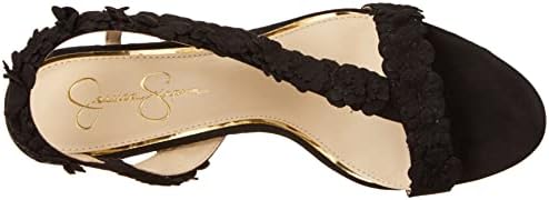 Jessica Simpson Women's Jessin Heeled Sandal, Black, 8.5 | Image 4