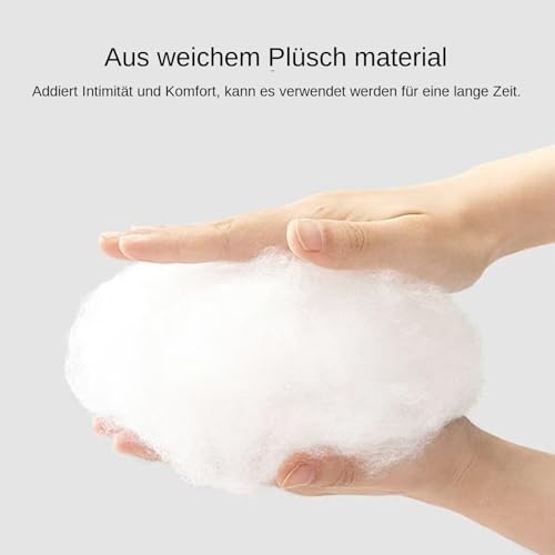 Generisch Anti-Stress Kuscheltier Ente für Hunde - Quietschspielzeug mit Beruhigungskissen Plüsch, Mellow Puppy