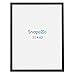 SnapeZo Movie Poster Frame 30x40, Black, 1.25 Inch Aluminum Profile, Front-Loading Snap Frame, Wall Mounting, Professional Series