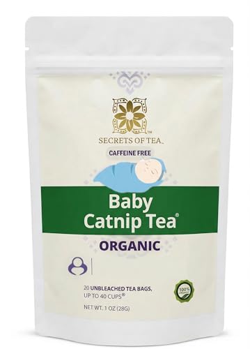 Image of Secrets Of Tea Baby Catnip Sleepy Time Tea – Organic Relaxing Herbal Blend for Babies and Newborns, Gentle and Caffeine-Free – 20 Tea Bags (1 Pack)