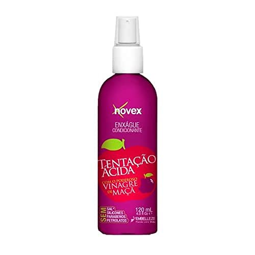 Novex Vinagre de Sidra de Manzana, Spray Acondicionador - 120 ml.