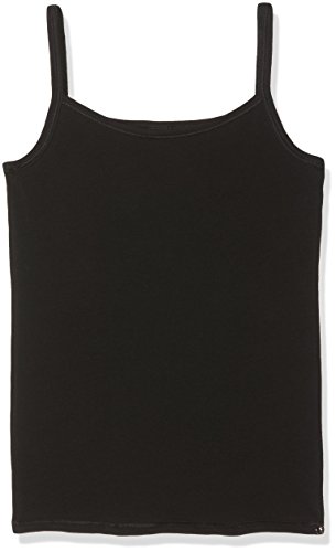 Schiesser 95/5 Spaghettitop Camiseta, Negro (Schwarz 000), S para Niñas
