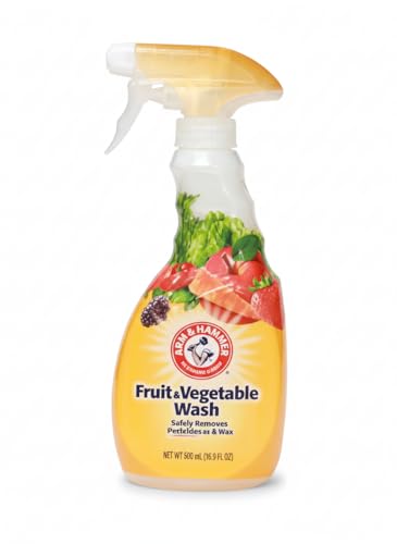 Arm & Hammer Fruit & Vegetable Wash, Produce Wash, Produce Cleaner, 16.9oz Spray, Pack of 1