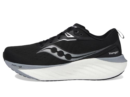 Saucony Men's Triumph 22 Sneaker, Black/White, 14 by Saucony - Used condition - Image 7