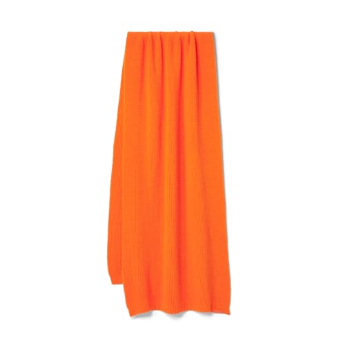 Expatrié Strickschal Damen Orange - Nia - Gestrickter Damenschal für Herbst & Winter - Schlichter Winterschal Lang - Damen Schal
