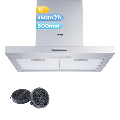 COMFEE' Cappa Aspirante 60 TSHM17SS-60 Acciaio Inossidabile Cappa Cucina Con
