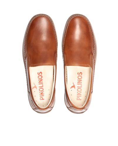 Image of PIKOLINOS Marbella M9A-3111 Men's Slip-On Moccasins - Premium Calfskin Leather - Removable Cushioned Insole with All Day Support - Elastic Fit - Flexible Sole