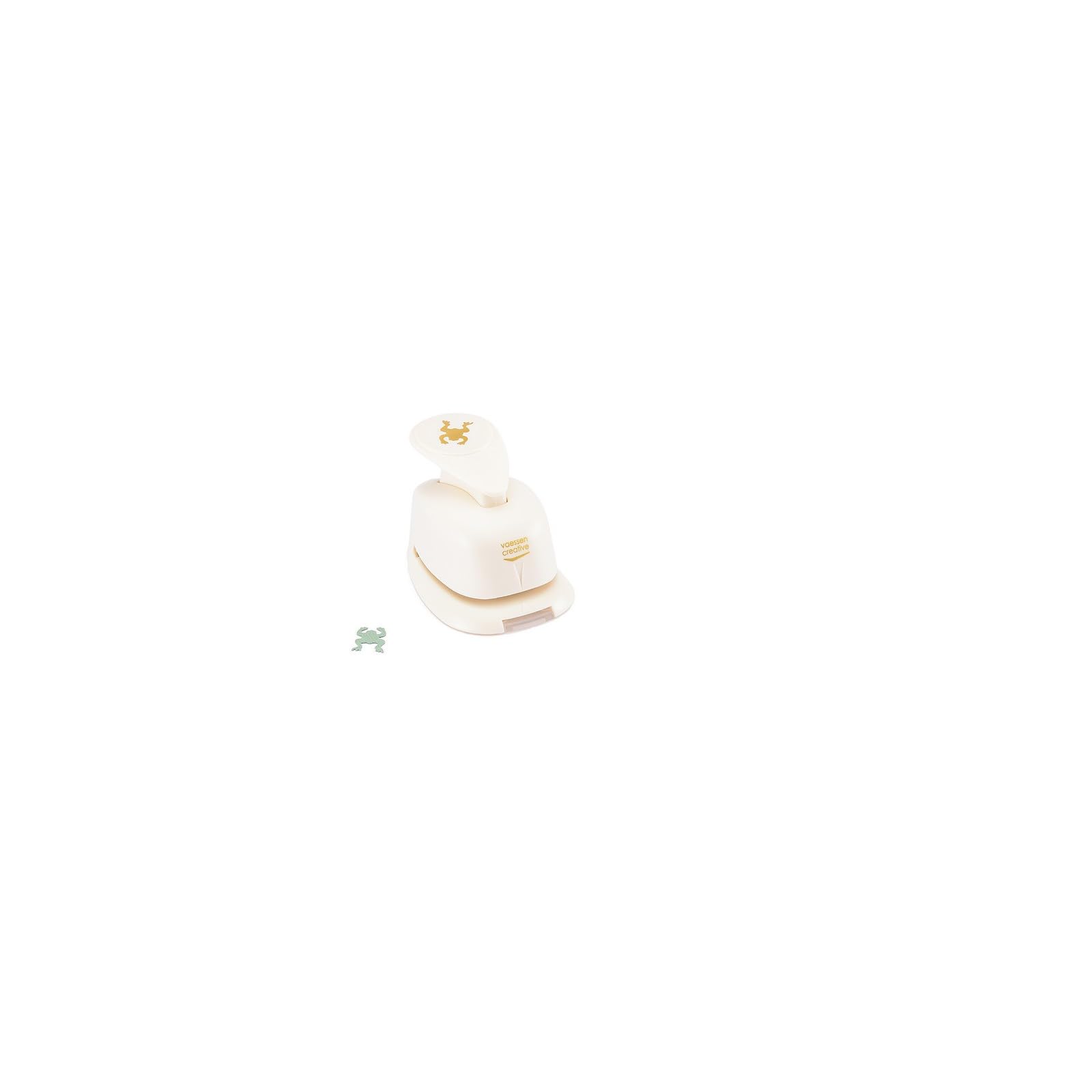 Perforatrice à Motif Grenouille Vaessen Creative - Format 1,4x1,6 Cm, Pour Papier Scrapbooking, Argile, Bricolage