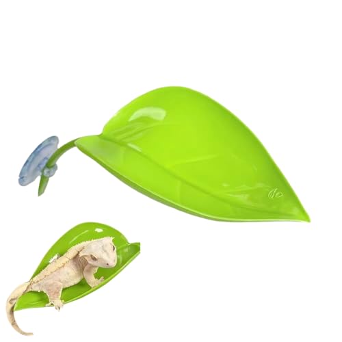 Gecko Tank Accessories for Leopard/Crested/Tree Frog Terrarium Decor(Green)