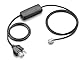 Plantronics CS540 Kabelloses DECT-Headset mit APS-11- Einohr (Mono), veränderbar (3 Tragevarianten) - Anschluss an Tischtelefon - Mikrofon mit Geräuschunterdrückung, Schwarz