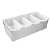 New Star Foodservice 48025 Stainless Steel Condiment Dispenser with 4 Compartments