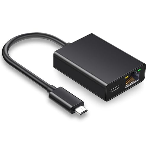 YEZriler Ethernet Adapter for Fire TV Stick, Micro USB to RJ45 Ethernet Adapter Compatible with Fire...