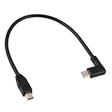 Plug-and-play sans adaptateur nécessaire : Ce câble court Mini USB vers USB C est entièrement plug-and-play, ce qui signifie qu'aucun logiciel ou adaptateur supplémentaire n'est nécessaire pour l'utiliser. Il suffit de connecter les extrémités Mini USB vers USB-C pour une expérience de synchronisation et de charge sans effort.
