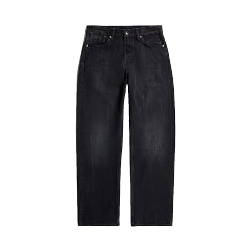 G-STAR Herren Deeggie Relaxed Straight Jeans, Schwarz (Worn in Dark Moon D27736-D291-H785), 31W / 30L – Ansicht 4