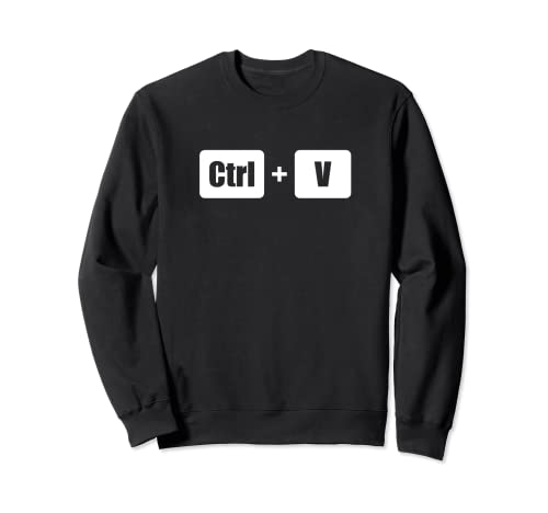 Ctrl + C / Ctrl + V – Pâte à modeler pour parents et enfants Sweatshirt