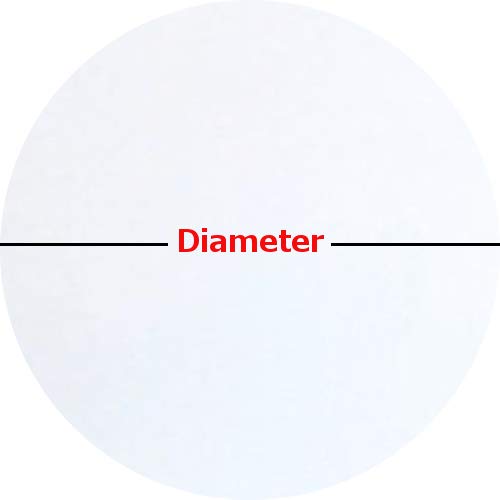 Autotech Park Precut Circle Window Film, White Color, Self Static Adhesive Cling, 27 inch Diameter