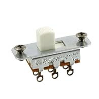 For you: 1x Allparts EP-0260 Switchcraft Slide Switch on/on - White Tip Your advantage: guaranteed original Allparts products Best quality: developed and manufactured by Allparts USA