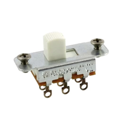 �y���K�i�z ALLPARTS 1009 Switchcraft White On-On Slide Switch EP-0260-025