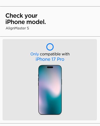 Image of Spigen AlignMaster S Privacy Tempered Glass Screen Protector Guard for iPhone 17 Pro [2 Pack]