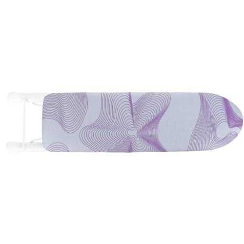 VOSAREA Mesa para Planchar Ropa Pequeña y Plegable Soporte Antideslizante Adecuado para Planchar Mangas en Casa o Viaje