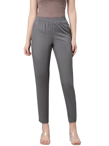 Image of TWIN BIRDS Women Viscose Cotton Kurti Pants | Stretch Ethnic Daily Trousers