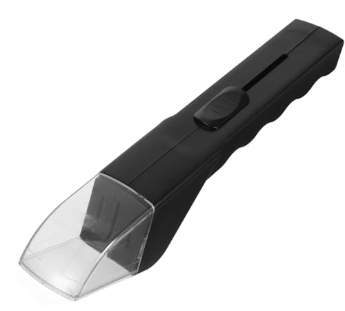 atrapa Insectos, Trampa para arañas con Ventana Transparente, atrapa Insectos Vivos, Juguete de exploración Infantil para atrapar escarabajos, Avispas, Mariposas pequeñas, etc. (Negro)