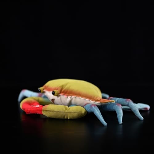 Peluche crabe réaliste grand format pour décorer sans entretien
