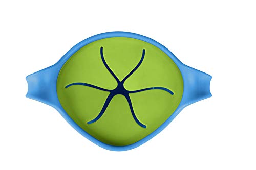 b.box 3 in 1 Bowl with Lid and Straw & Snack Insert | 6 Months + | Color: Ocean Breeze | 8.5 oz. | BPA-Free | Phthalates & PVC Free | Dishwasher & Microwave Safe