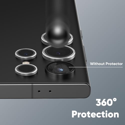 FLOLAB NanoArmour para Samsung Galaxy S24 Ultra Protetor de lente de câmera durável, capa de câmera