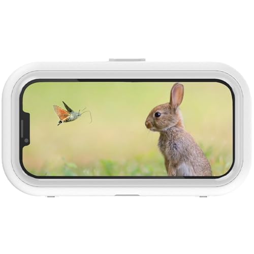 Supporto per telefono da doccia impermeabile custodia per per cellulare Montaggio adesivo vasca rotante accessori da bagno