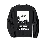 Photo Gallery divertente maglietta ufo alien believers i want to leave felpa Photo Gallery divertente maglietta ufo alien believers i want to leave felpa