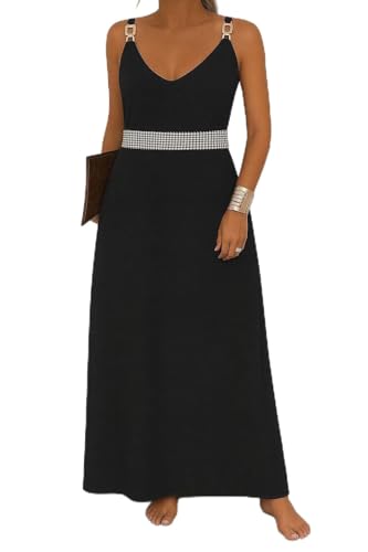 Robe Luana noire grande taille 50 vêtement fluide femme