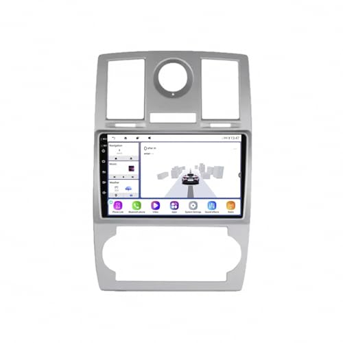 Pantalla Carplay para Chrysler 300C con cámara trasera y Bluetooth