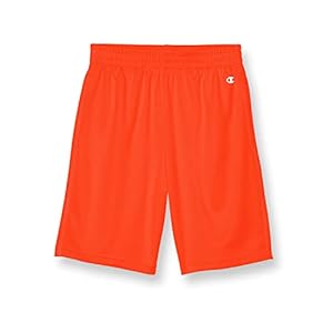 Champion Big, Athletic Boys, Lightweight Shorts for Kids, Graphics, 8″, Dynamic Orange