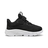 PUMA Unisex Baby Flexfocus Modern Ac+ InfSneaker, Czarna puma, biała puma, 26 EU