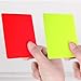 YBEATY 10PCS Professional Soccer Penalty Cards Red Yellow Soccer Referee Cards Referee Penalty Professional Football Warning Ejection Delay Card Referees Accessory for Soccer Football Game Training