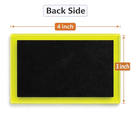 Image of Decorative Fridge Magnet with Glowing Border | Pack of 1 (Kaziranga National Park, Assam - Home to the One Horned Rhino, 4x3 inch - Fluorescent Border)