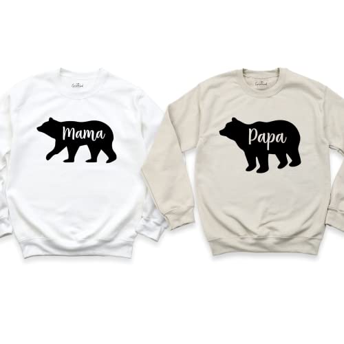 Mama Bear Papa Bear Sweatshirt, Matching Family Shirt, Baby Shower Gift, Pregnancy Shirt, Mother's Day Gift, Mom Life Shirt, Funny Mom Gift3