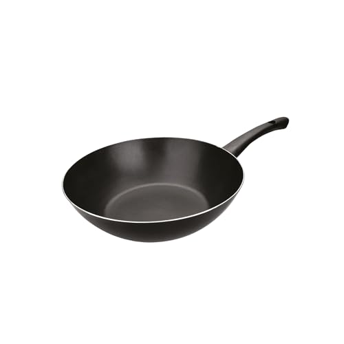 IBILI - Wok Indubasic, 16 cm, Aluminium, Antiadhésif, Compatible avec l’induction